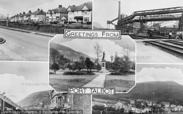 Photo of Port Talbot, Composite c.1955