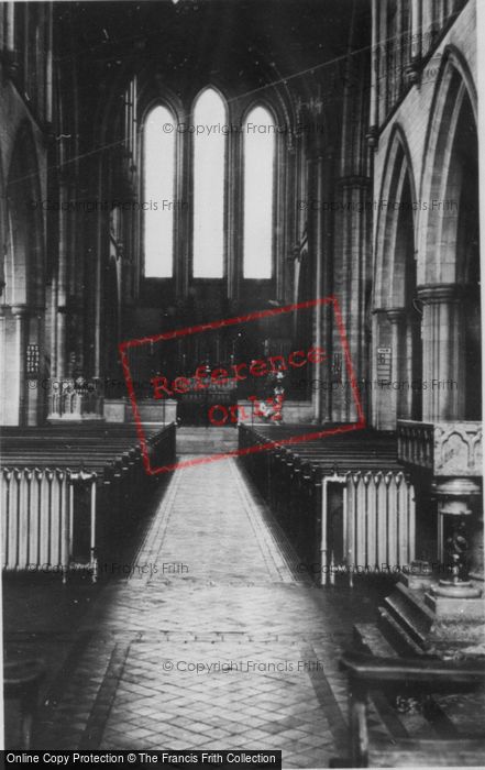 Photo of Port Talbot, St Theodore's Church, Interior c.1955
