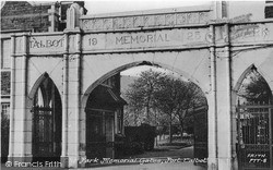 The Memorial Gates c.1955, Port Talbot