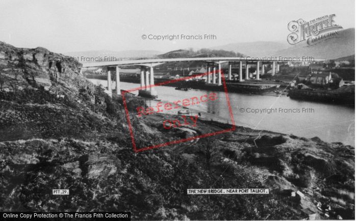 Photo of Port Talbot, The New Bridge c.1955