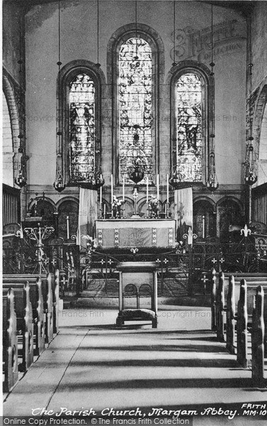 Photo of Port Talbot, The Parish Church, Margam Abbey c.1955