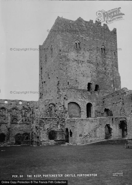 Photo of Portchester, Castle, The Keep c.1960