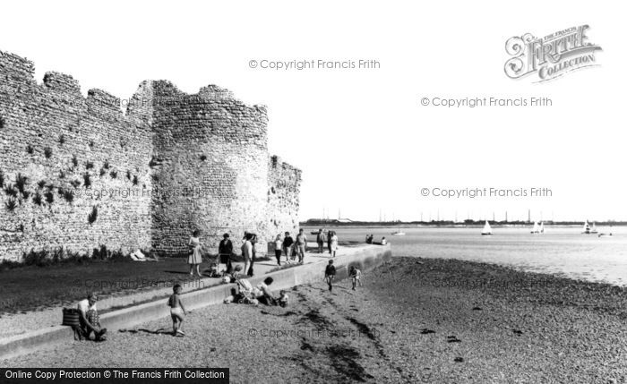 Photo of Portchester, Castle, The Outer Walls c.1960