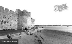 Castle, The Outer Walls c.1960, Portchester