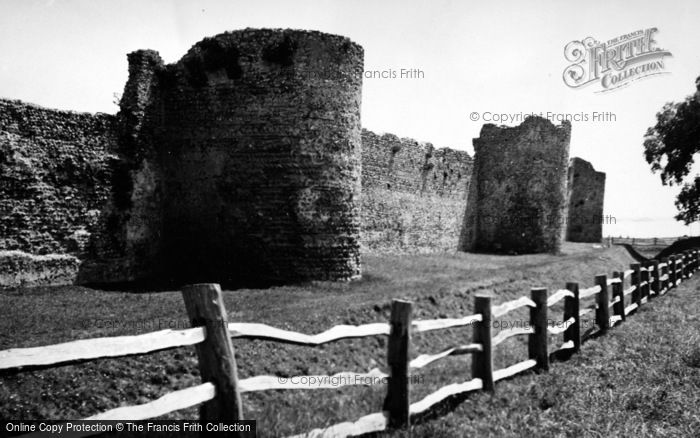 Photo of Portchester, Roman Fort c.1950