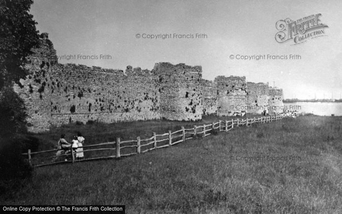 Photo of Portchester, Roman Fort c.1950