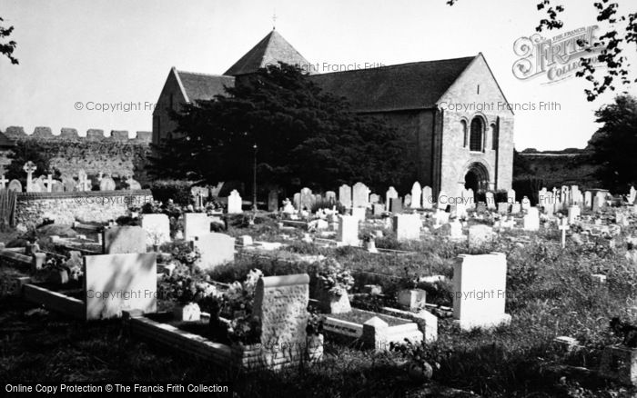 Photo of Portchester, St Mary's Church c.1955