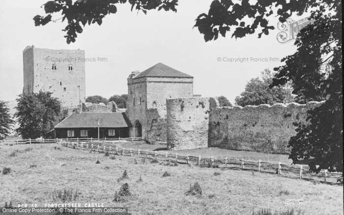 Photo of Portchester, The Castle c.1960