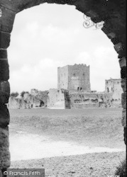 The Castle From The Water Gate c.1960, Portchester