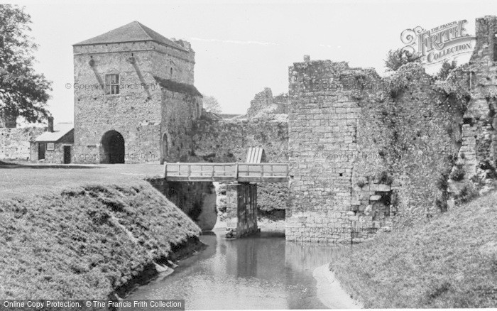 Photo of Portchester, The Castle Moat And Gatehouse c.1960