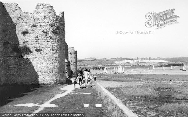 Photo of Portchester, The Outer Walls Of The Castle c.1965