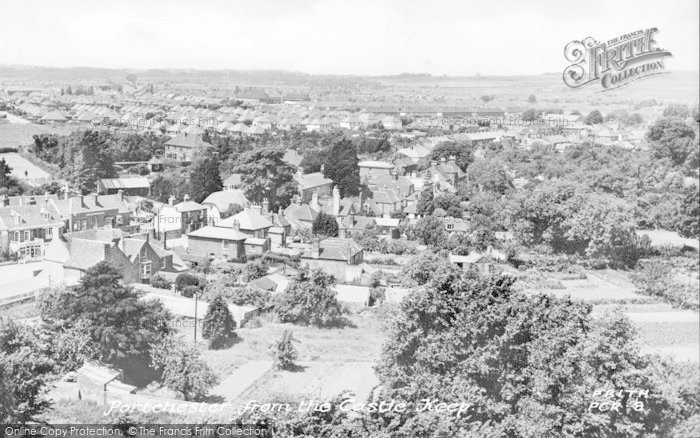 Photo of Portchester, View From The Castle Keep c.1960