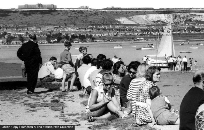 Photo of Portchester, Watching The Yachting c.1965
