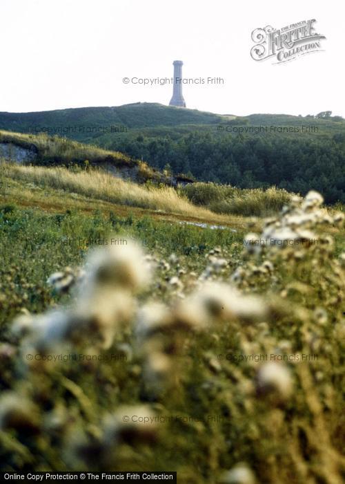 Photo of Portesham, The Hardy Monument, Black Down Hill c.1990