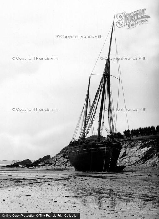 Photo of Porth, A Ship In The Harbour 1887