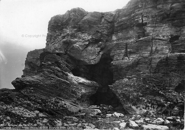 Photo of Porth, Banqueting Hall And Cliffs 1887