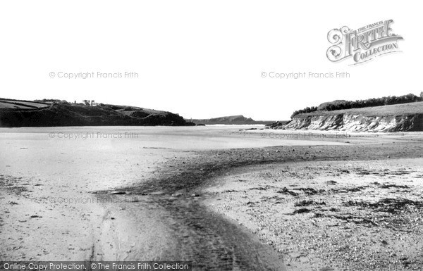 Photo of Porth, Beach From Bridge c.1955