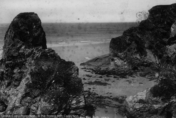 Photo of Porth, Black Humphrey Rock 1899