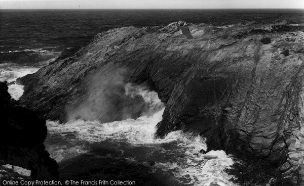 Photo of Porth, Blow Hole c.1965