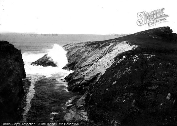 Photo of Porth, Blowing Hole 1918
