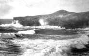 Blowing Hole And Porth Island 1887, Porth