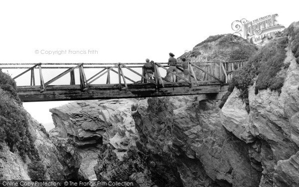 Photo of Porth, Bridge To The Headland c.1965