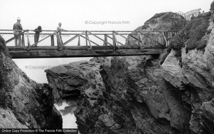 Photo of Porth, Bridge To The Headland c.1965