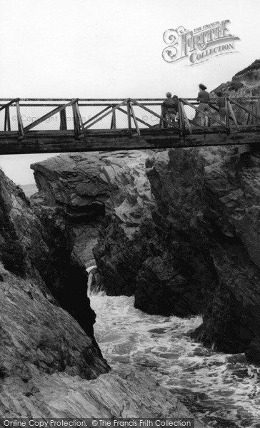 Photo of Porth, Bridge To The Headland c.1965