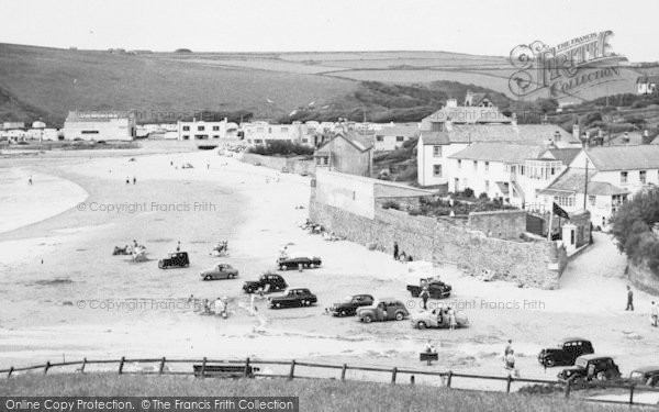 Photo of Porth, Cars On The Beach c.1960