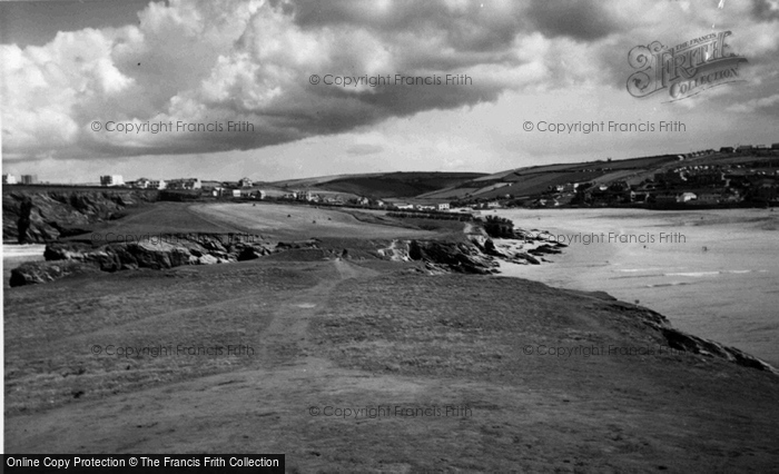 Photo of Porth, From Trevelgue Head c.1960
