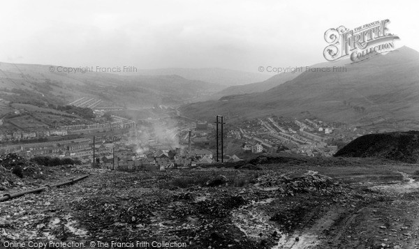 Photo of Porth, Looking South Towards Trehafod c.1960