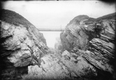 Norwegian Rocks Ravine And Bridge 1887, Porth