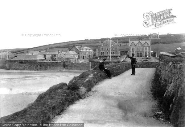 Photo of Porth, Sailors In The Village 1899