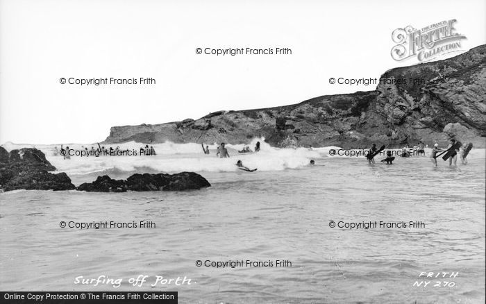 Photo of Porth, Surfing c.1960