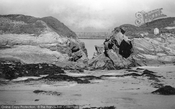 Photo of Porth, The Bridge And Island c.1955