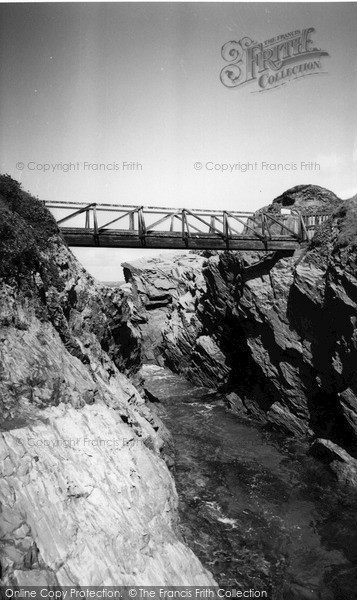 Photo of Porth, The Bridge To Porth Island c.1960