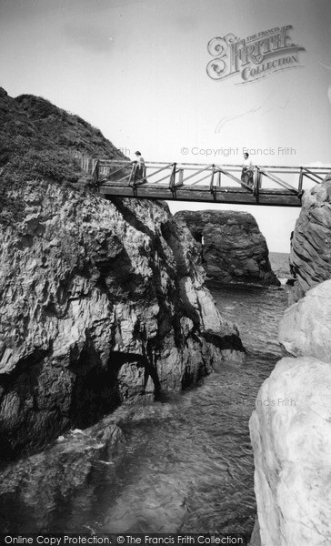 Photo of Porth, The Bridge To Porth Island c.1960