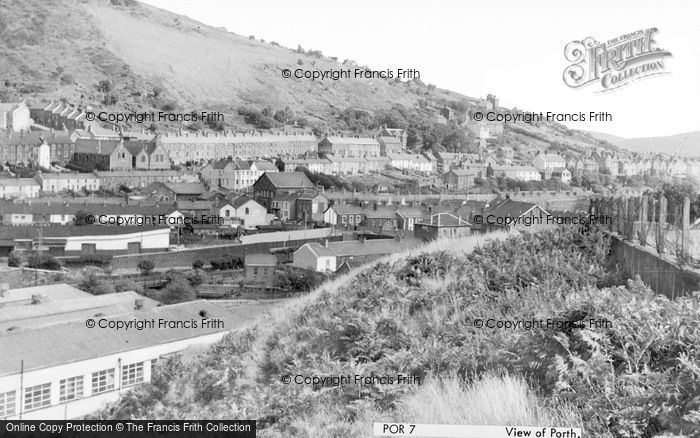 Photo of Porth, The Town c.1965