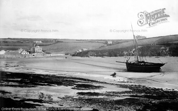 Photo of Porth, The Village And Sands 1887