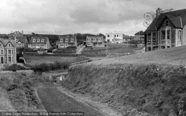 Photo of Porth, View From Cliff Walk c.1955
