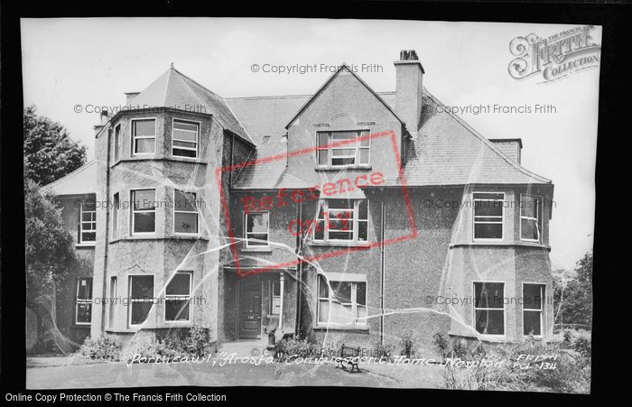 Photo of Porthcawl, Arosfa Convalescent Home c.1955