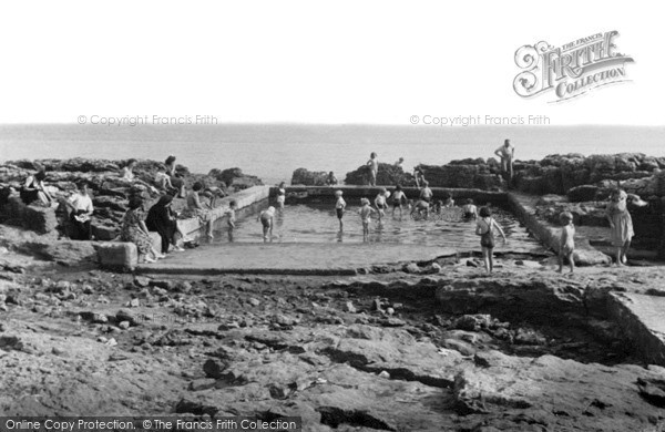 Photo of Porthcawl, Children's Paddling Pool c.1955