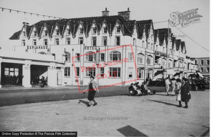 Photo of Porthcawl, Esplanade Hotel c.1955