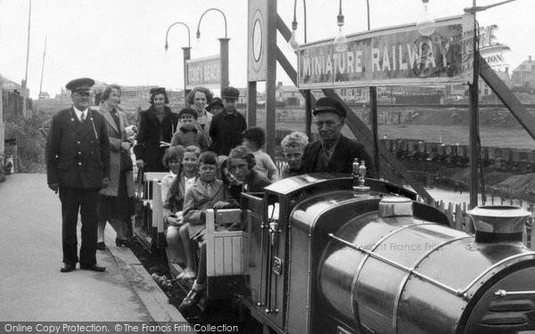 Photo of Porthcawl, Passengers On The Miniature Railway 1938