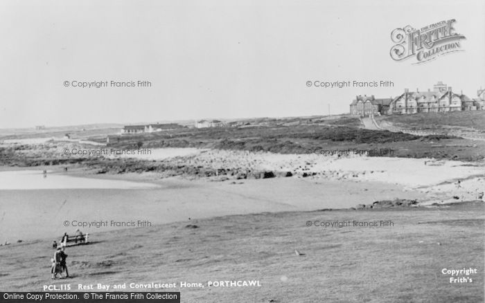 Photo of Porthcawl, Rest Bay And Convalescent Home c.1955