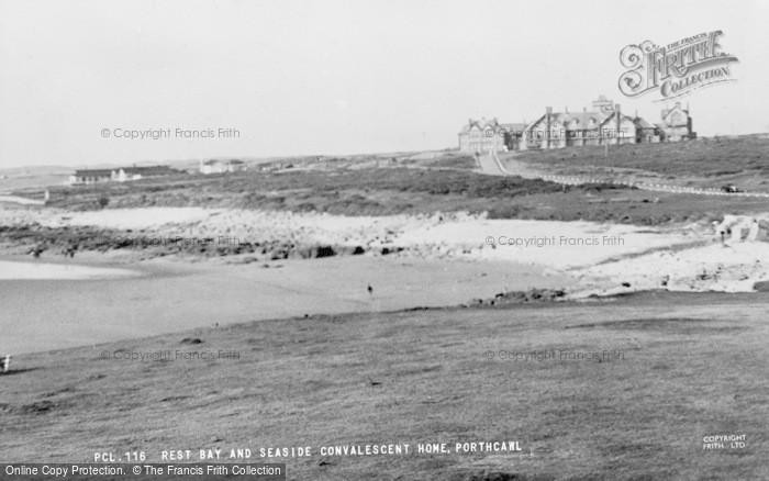 Photo of Porthcawl, Rest Bay And Convalescent Home c.1955