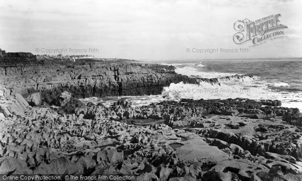 Photo of Porthcawl, Rough Sea c.1960