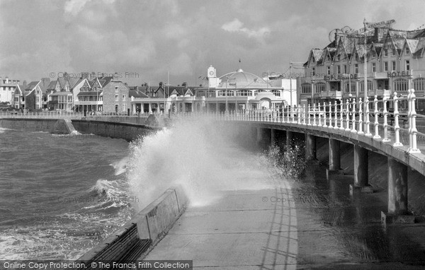 Photo of Porthcawl, Rough Seas c.1960