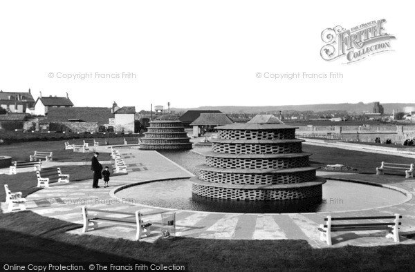 Photo of Porthcawl, The Fountains c.1955