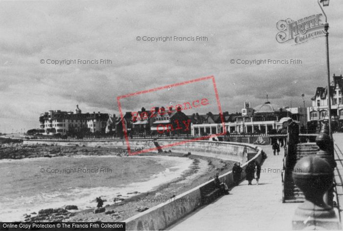 Photo of Porthcawl, The Promenade c.1955